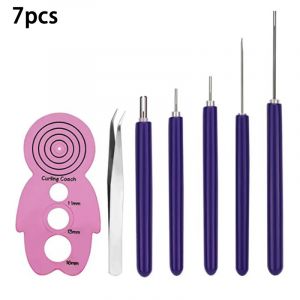 Outils de Quilling en papier, Kit fendu, stylo à aiguille de Quilling à friser roulant fait à la