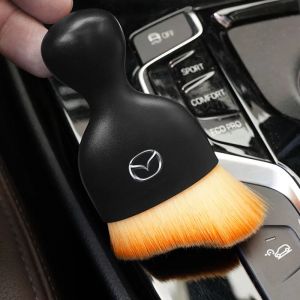 Brosse douce de nettoyage de ventilation de voiture avec coque, outil de nettoyage intérieur de