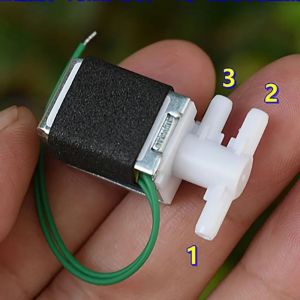 Électrovanne DC 9V-12V, 2 voies, 1 Position, Type normalement fermé, équipement d'instruments, vanne
