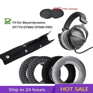 Coussinets d'oreille de remplacement DT770, compatibles avec beyerdynamic DT990 / DT880 / DT770 PRO,