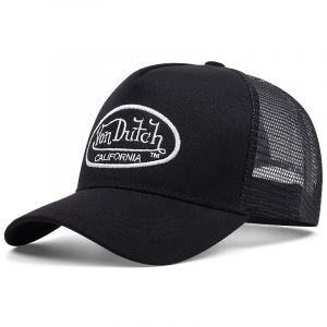 Gorra de baseball con letras para hombre, sombrero de camionero con letras bordadas, malla