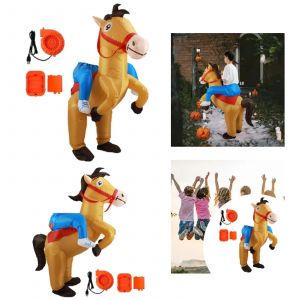 Costume de cheval gonflable, Costume d'halloween pour spectacle de Festival, carnaval