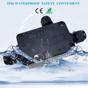 Boîte de jonction étanche IP66, 2 voies, 3 voies, connecteur de câble de 3mm à 6.5mm, scellé,