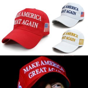 MAGA-Casquette de Baseball Donald Trump, Slogan Ajustable, Brodé, Sensation Américaine, 45-47, Make