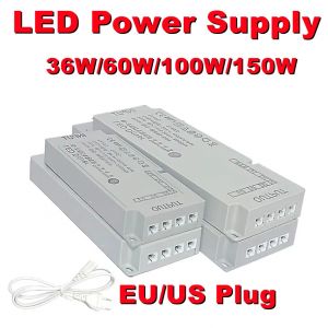 Transformateur d'alimentation à découpage 36W-150W, AC220V à DC12V/24V, prise EU/US, armoires
