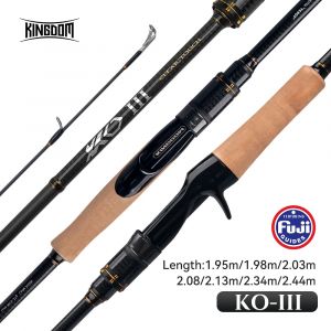 Kingdom KO-Ⅲ-Leurre tournant à haute teneur en carbone, nouveau siège de moulinet, pêche au bar et