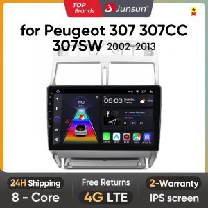 Junsun-Autoradio pour KIT 307, 307CC, 307SW, 2002-2013, CarPlay sans fil, Android, Auto, systèmes