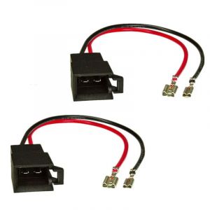 Adaptateur de faisceau de câbles de haut-parleur de voiture à 2 broches, prise pour Renault Clio