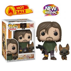 2024 Nouveau Funko Pop! The Walking Dead Daryl avec chien # 1182 Collection figurine poupée jouets