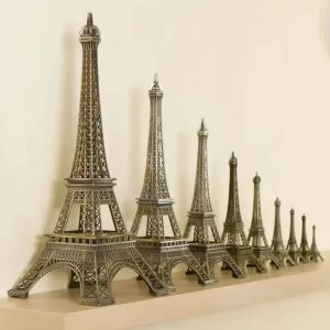 Tour Eiffel de Paris en Bronze, artisanat en métal, accessoires de décoration pour la maison,