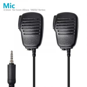 Mini micro haut-parleur fileté étanche, micro PTT, micro pour déterminer le haut-parleur, Icom