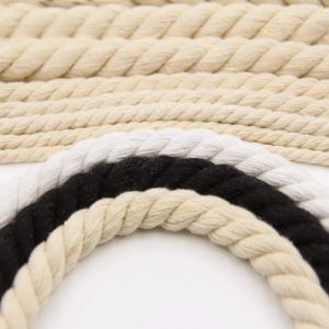 Corde en macramé torsadée en coton naturel, 1.5/2/3/4/5/6/7/8/10/12/13/15/18/20mm, bricolage