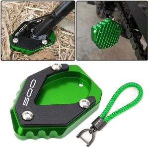 Porte-clés pour Kawasaki Ninja 500 Z500 SE 2024 2025, accessoires d'extension de béquille latérale