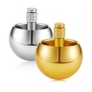Film chaud Totem métal Gyro argent main toupie bout des doigts petit Cyclone Gyroscope Antistress