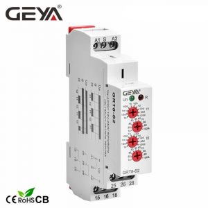 GEYA GRT8-S relais de minuterie de Cycle asymétrique SPDT 220V 16A AC/DC12V-240V relais de