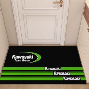 Tapis d'entr&eacute;e et d'ext&eacute;rieur pour salle de bain, Kawasaki, paillasson d'entr&eacute;e pour la d&eacute;coration