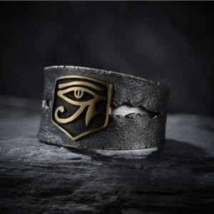 Bague tendance européenne et américaine pour hommes, Hip Hop, œil d'horus, personnalité rétro,