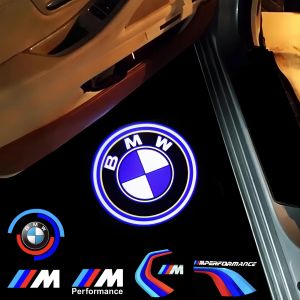 2X Led lumi&egrave;res de porte de voiture Logo lumi&egrave;re de bienvenue pour BMW M E87 E81 E90 E92 E70 F10 F11