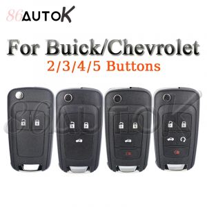 Étui pour clé de voiture pour Buick Chevrolet Camaro Impala Aveo Malibu Sail Orlando Cruze Epica
