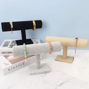 Bijoux cha&icirc;ne bandeau montre collier Bracelet pr&eacute;sentoir support &eacute;tag&egrave;res t-bar Bracelet pr&eacute;sentoir