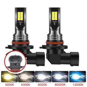 2 pi&egrave;ces 9005 9006 phare LED H11 H8 H9 H10 H1 H3 ampoules antibrouillard de voiture DRL H4 H7 lampes