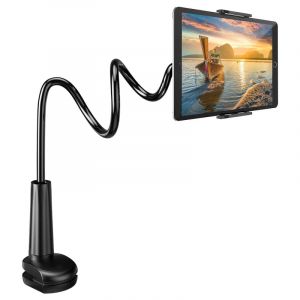 Support de tablette 80cm, bras Flexible réglable, pince de montage sur Table pour iPad Air Mini ou