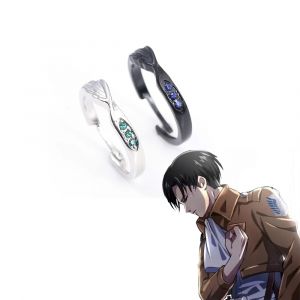 Anime attaque Titan anneau Shingeki no Kyojin Eren Jaeger Levi Ackerman Annie Leonhart Cosplay