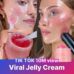 Crème de gelée de collagène éclaircissante et liftée 24h, Niacinamide et collagène hydrolysé,