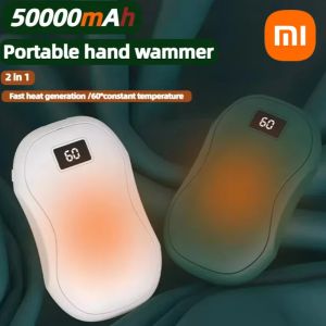 Xiaomi 50000mAh chauffe-mains Portable avec capacité affichage numérique chauffage rapide sûr Double