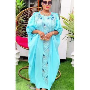 Abayas pour femmes, duba&iuml;, mode musulmane africaine, Kaftan, robes de soir&eacute;e, Boubou en Satin,