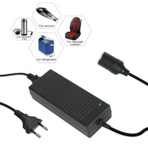 Convertisseur allume-cigare AC/DC, prise EU US UK 110V/ 220V à 12V 15a, adaptateur d'alimentation