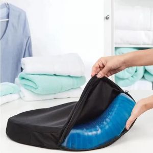 Coussin de si&egrave;ge de voiture en Gel 3D nid d'abeille frais respirant coussin de si&egrave;ge frais voiture
