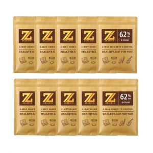 Paquets Humidor 62% 8 grammes humidit&eacute; cigares 69% contr&ocirc;le de l'humidit&eacute; bidirectionnel humidifier