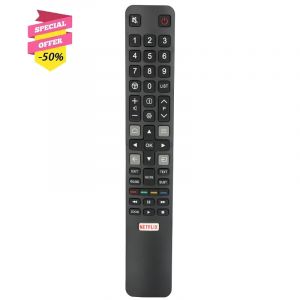 Télécommande pour TCL Smart TV, RC802N YU14, U55C7006, U75C7006, U65X9006, U43P6046, U49P6046,