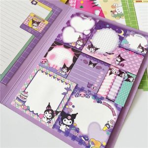 Kawaii dessin animé Hello Kitty pâte pense-bête Mymelody cannelle mignon Kuromi cahier étudiant
