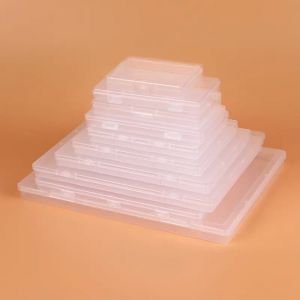 Mini boîte en plastique boîte rectangulaire boîte translucide boîte d'emballage boîte de rangement