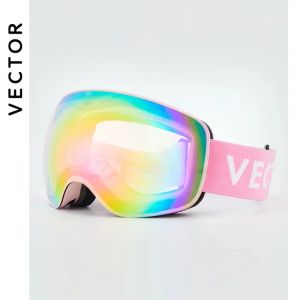 VECTOR OTG Ski Snowboard lunettes femmes hommes Ski lunettes UV 400 neige Protection lunettes adulte