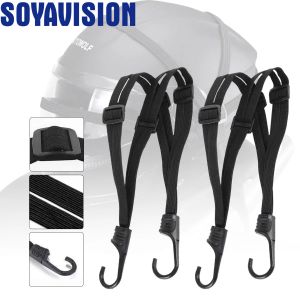 Sangle de bagage de Moto noire, filet de casque de Moto universel, corde &eacute;lastique r&eacute;tractable,