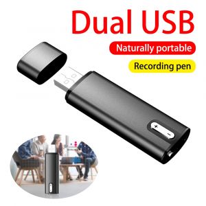 Mini enregistreur vocal USB, accessoires vocaux intelligents, son audio num&eacute;rique portable, stylo