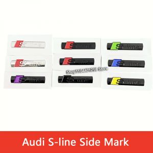 Sline Logo S Line Emblem Car Fender Side Danemark ge, Audi A1, A2, A3, A4, A5, Horizon A7, A8, TT,
