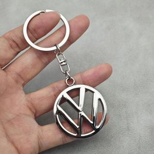Porte-clés avec Logo de voiture en métal, anneaux pour Volkswagen VW Jetta MK5 MK6 Golf 4 5 6 7