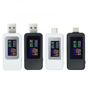 Testeur TYPE-C/USB 10 en 1, voltm&egrave;tre num&eacute;rique DC, amp&egrave;rem&egrave;tre de tension de courant, amp&egrave;rem&egrave;tre,