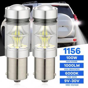 Ampoule de feux de freinage arrière de voiture à LED, lampe à barrage, feu de signalisation diurne,
