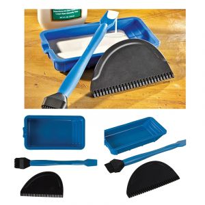 Kit de colle en silicone, pinceaux en silicone, travail de calcul, épandeur de colle, ensembles