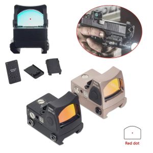 Lunette r&eacute;flexe tactique RMR &agrave; point rouge, lunette de vis&eacute;e optique r&eacute;glable adapt&eacute;e au Rail de