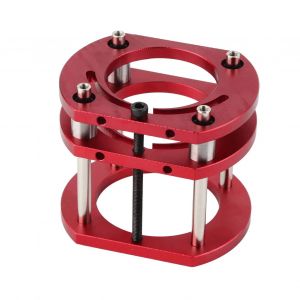 Base de levage de toupie en alliage d'aluminium et acier inoxydable, système de serrage de table de