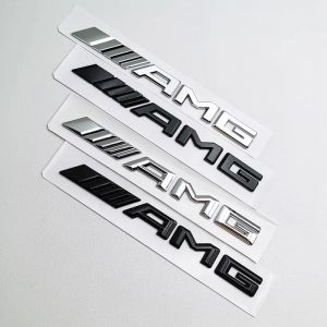 3D ABS noir Logo AMG emblème lettres voiture coffre Badge pour Mercedes Benz W204 W205 W176 W177
