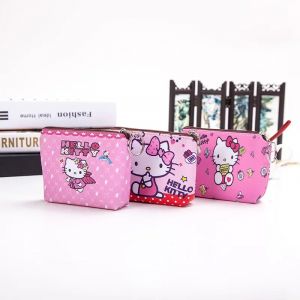 Hello Kitty sac à main porte-monnaie dessin animé imprimé PU mélodie mignon portefeuille sac