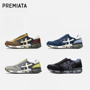 PREMIATA véritable chaussures pour hommes niche nouveau rétro couple chaussures 483 fond plat bas