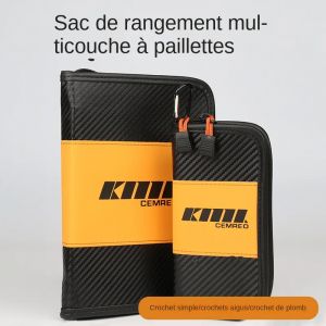 Portefeuille pour leurres de grande capacité, sac Spinner Durable, mallette de rangement pour
